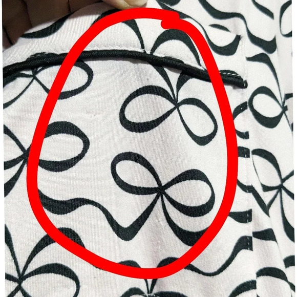 Kate Spade Bow Print Pajama Set - Picture 2 of 8